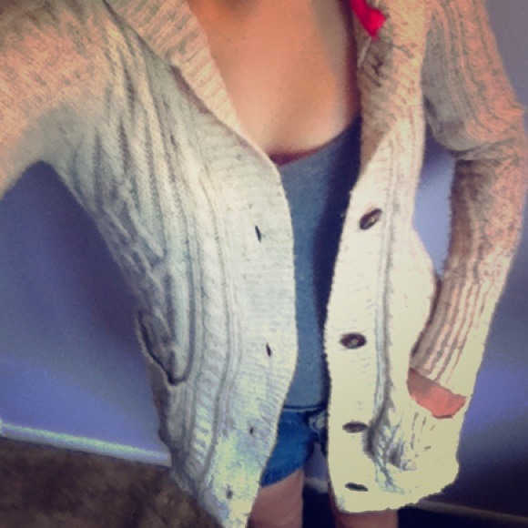 Cream sweater, and orange sweater bundle!