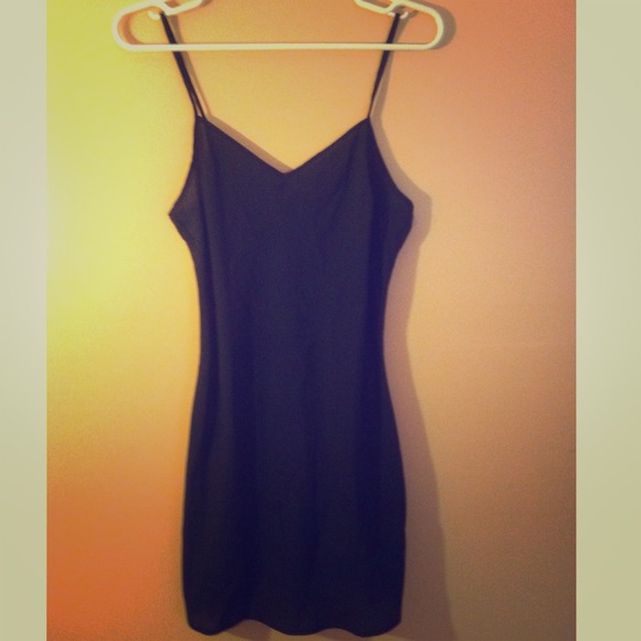 Silky Black Slip
