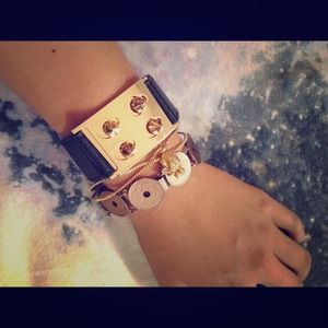 HP! Jewelmint Black Punk Cuff