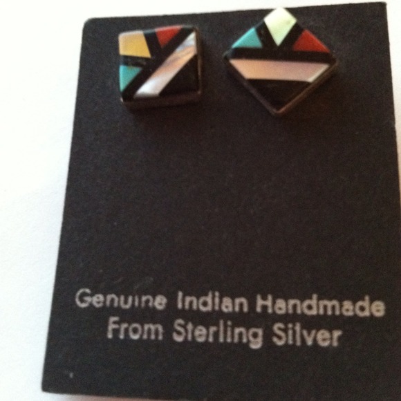 Indian handmade stealing silver earrings
