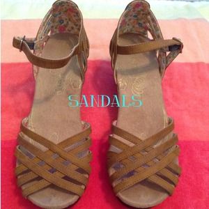 🌻Skechers Sandals BUNDLE🌻camel and black