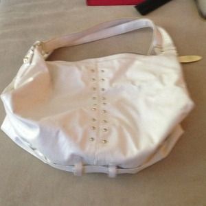Large Chinese laundry white hobo handbag  purse