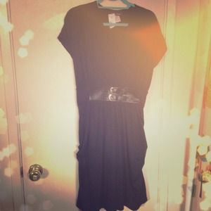 HOLD FOR TUCKERAC: NWT Black Dress w Faux Belt