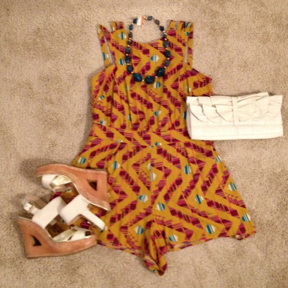 ***SOLD***Adorable Tribal Print ASOS Romper!!NWT!!