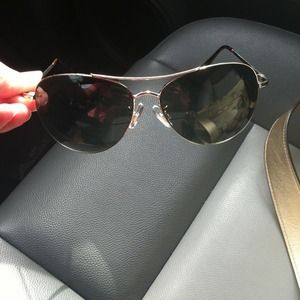 GAP Gold Aviator Sunglasses