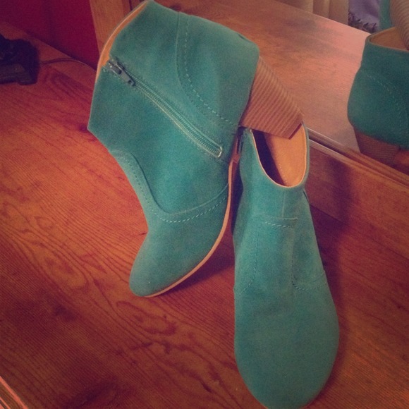 🔴RESERVED🔴Blue ankle boots