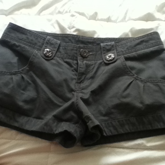 Charcoal colored vans shorts
