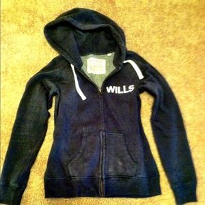 ❗️REDUCED❗️Jack Wills Navy Zip Surf Hoodie