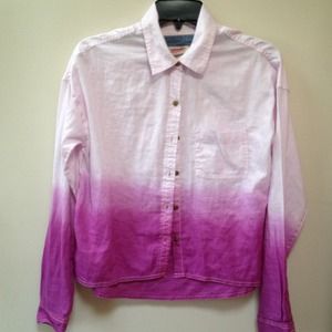 🌺Bundled🌺Ombre long sleeve button top