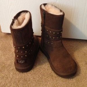 Bundle Girls Ugg boots and fila shoes.