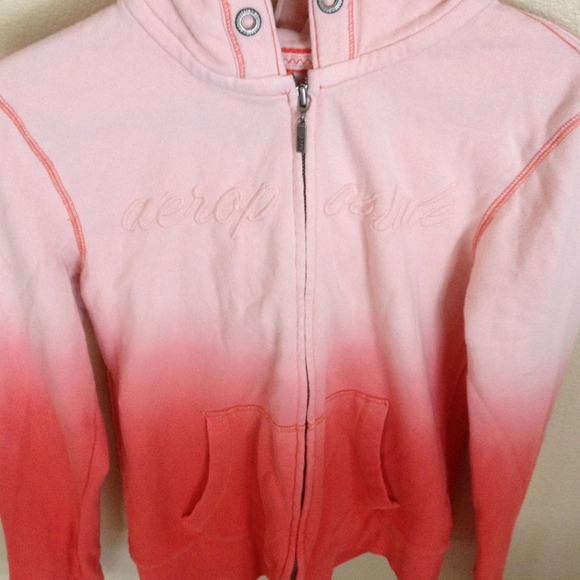 Orange ombré hoodie