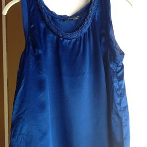 Royal Blue- Silky Forever 21 Top- size M