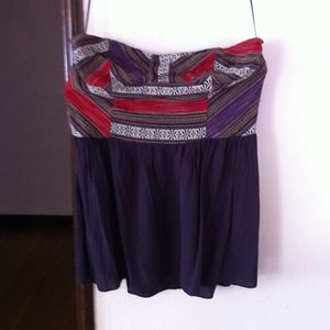 Pure sugar strapless top