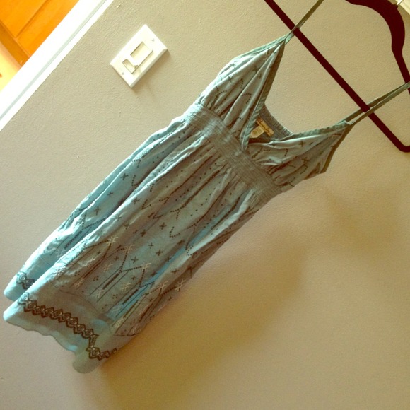 Turquoise dress