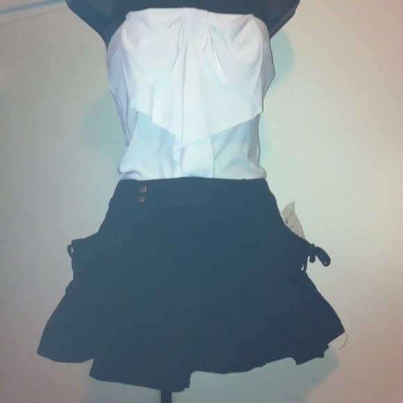 Jean Skirt w/Side Pockets