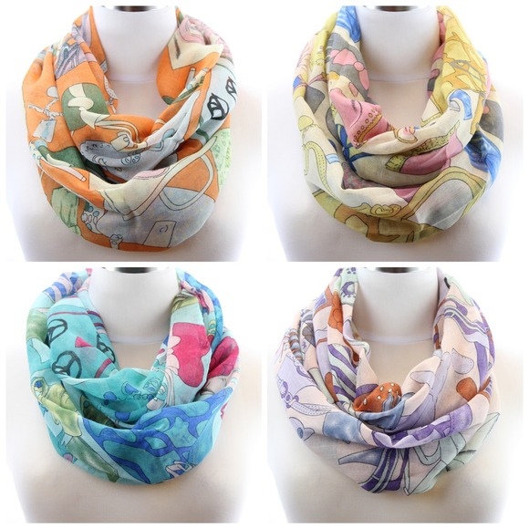 Infinity scarf Li234 - Picture 2 of 3