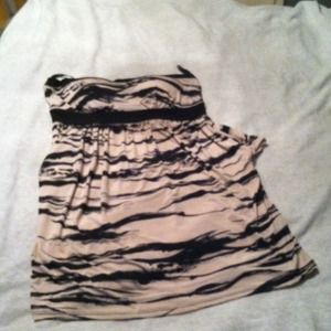 Strapless dress/shirt