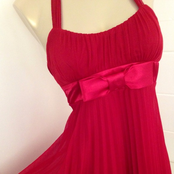 Red classy dress by love