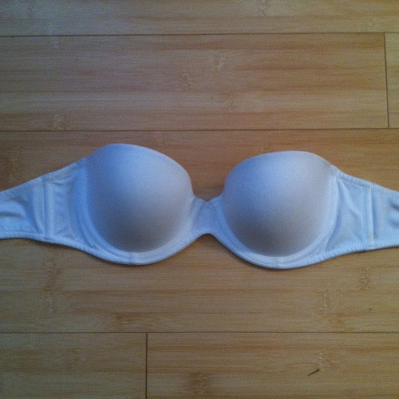 White strapless bra!
