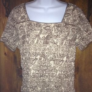 ***$5*** Polyester/Lace type top XL