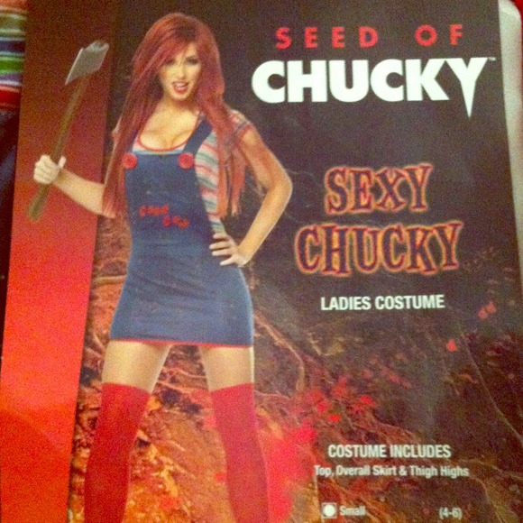 Chucky costume with Axe