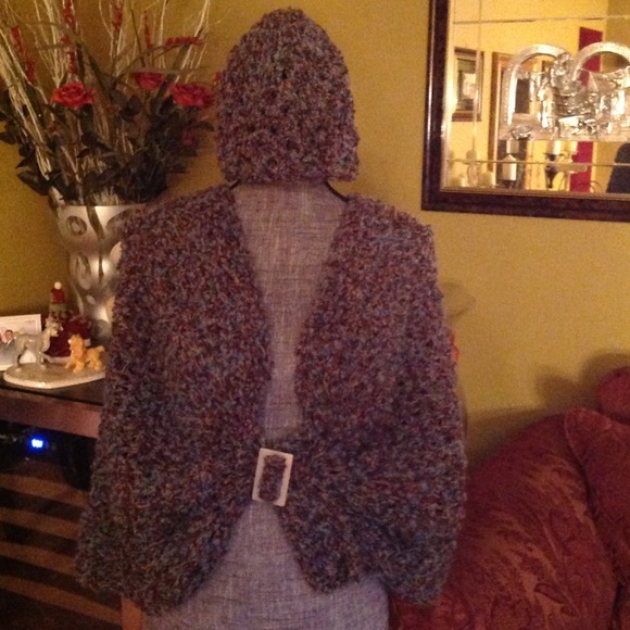 handmade Accessories - SOLD 💜one of a kind💜SHAWL/HAT @hollynoel25