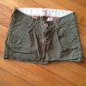 Levi's Army Mini Skirt Cotton