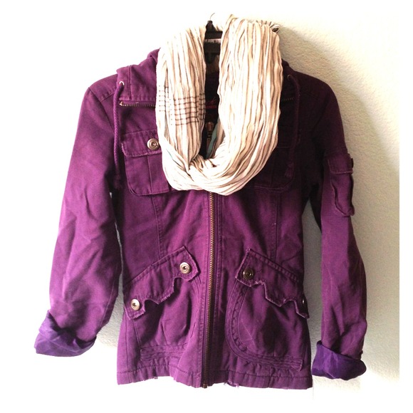 SOLD Purple cargo jacket from Norstroms