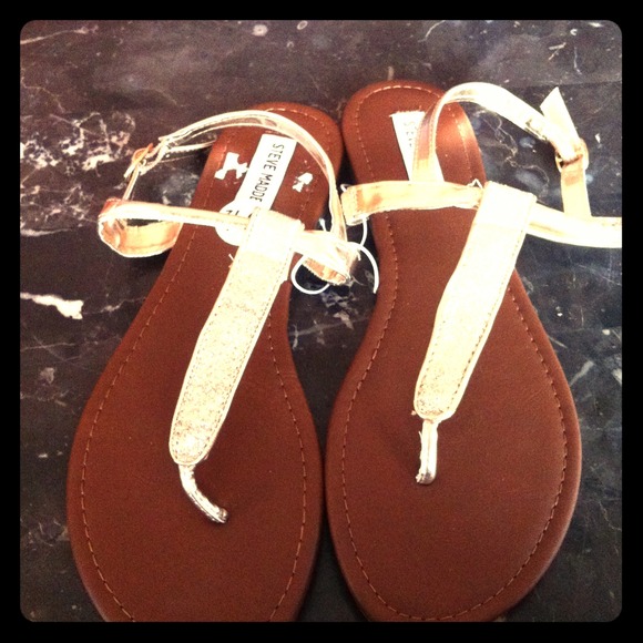 Steve Madden gold sandals