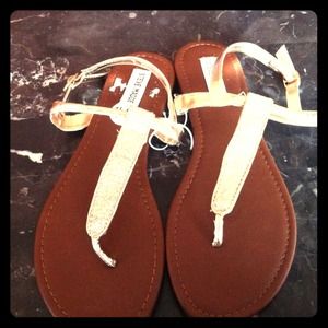 Steve Madden gold sandals