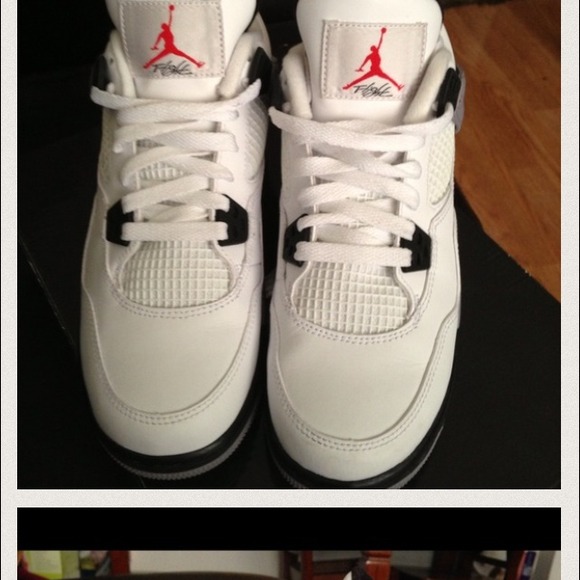 jordan 4 white cement