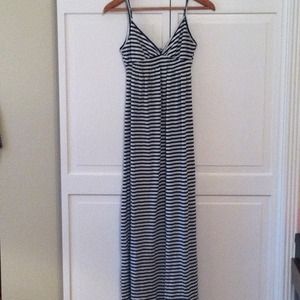 Old Navy striped maxi-dress