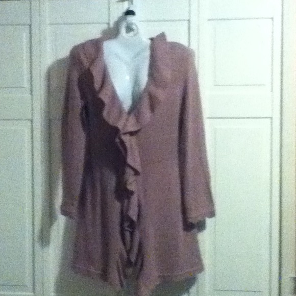 SOLD.  Lavender chenille sweater