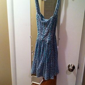 Floral corset dress- lightly worn