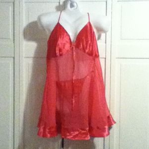 Hot pink brand new nighty with panty