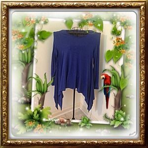 🌺Beautiful Royal blue long sleeve flowing top