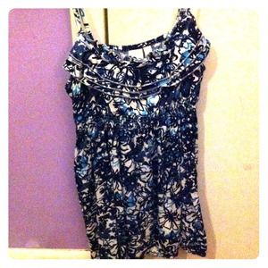 Spaghetti strap babydoll top