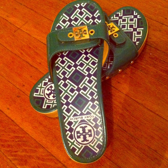 Tory Burch sandals.