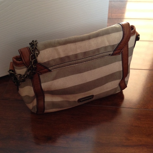 Aldo Canvas Striped Bag - Picture 3 of 4