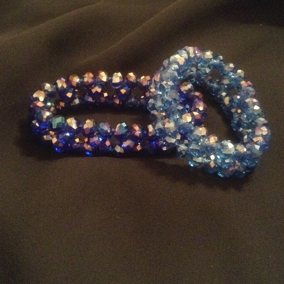 Ocean Blue Crystal Bracelet Set!