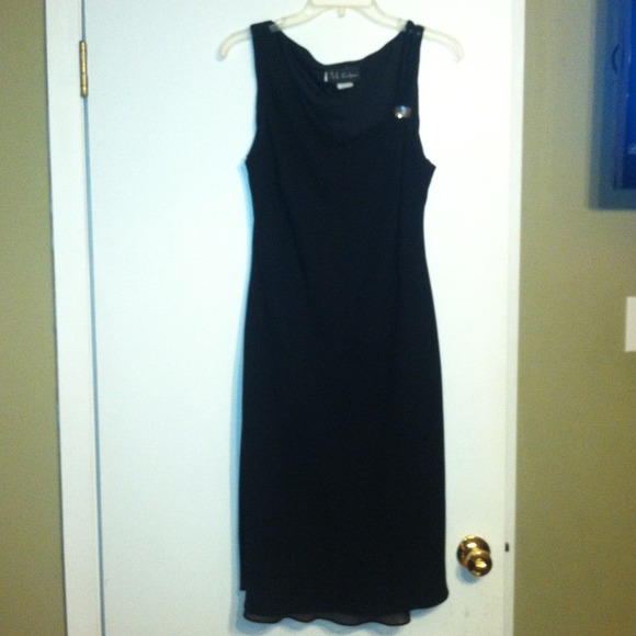 Black cocktail dress