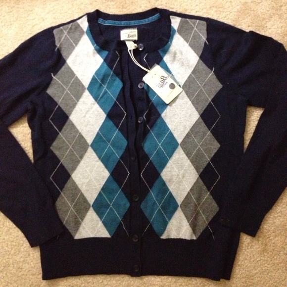 Brand new Argyle Cardigan