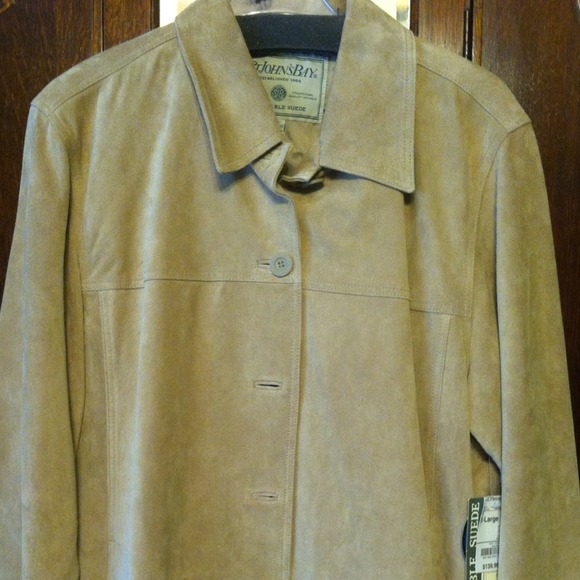 ****Sold****.     Suede tan jacket