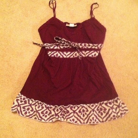 Purple tank