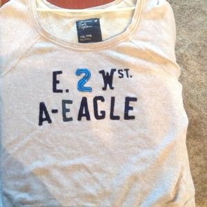 American Eagle Lilac Slouchy Sweaters