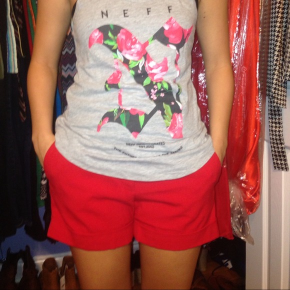 Red Forever 21 shorts