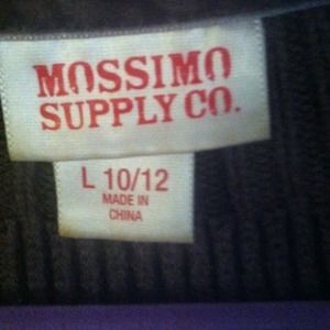 Mossimo Supply Jackets & Coats - Brown quarter-sleeve sweater Mossimo Supply Jackets & Coats - Brown quarter-sleeve sweater