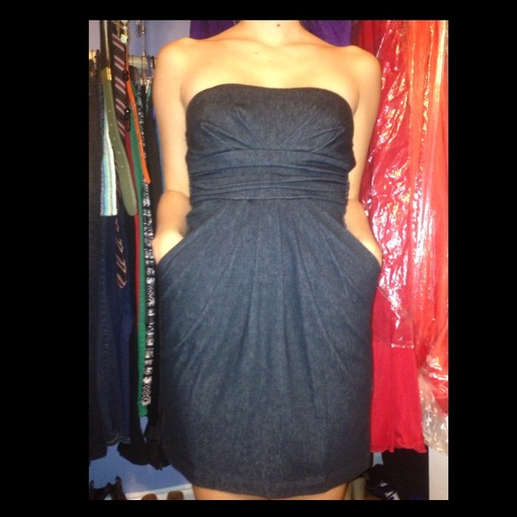 Dresses & Skirts - Faux jean dress