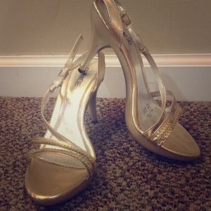 Gold heels