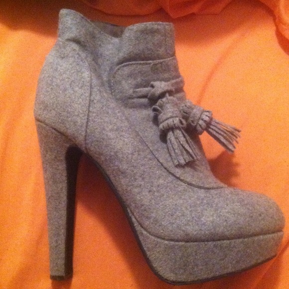 Grey booties